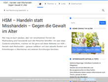 Tablet Screenshot of hsm-bonn.de